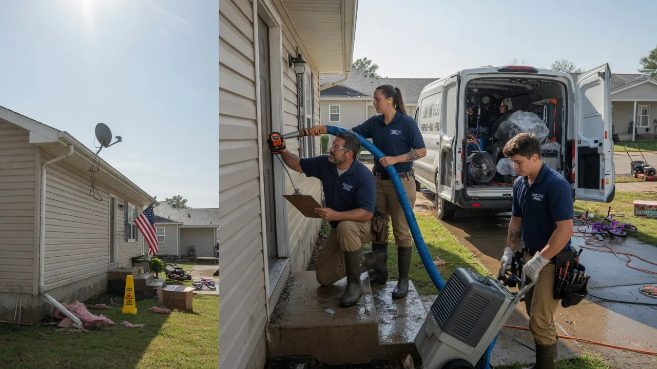 Ceiling Water Damage Restoration in Warrens, WI near me